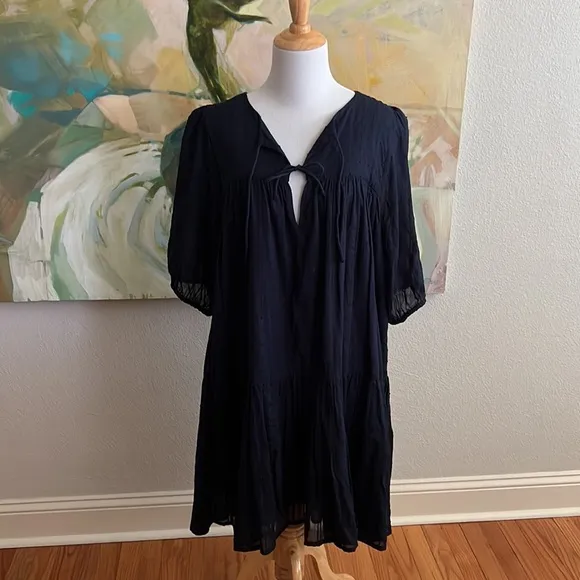 Emerson Fry Isla Dress Navy size M/L lined