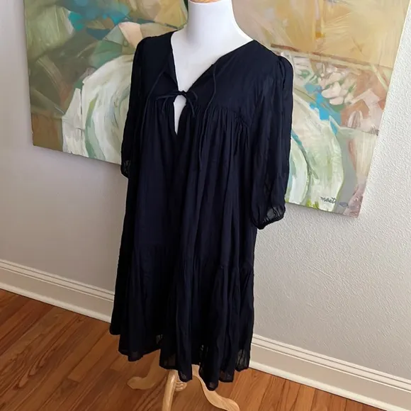 Emerson Fry Isla Dress Navy size M/L lined