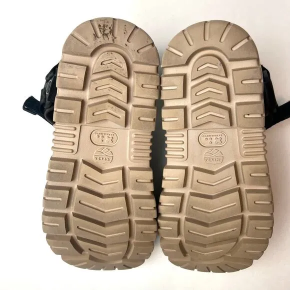 EMMI X SHAKA Unisex All Terrain Sports Hiking 3 Strap Sandals Brown Black