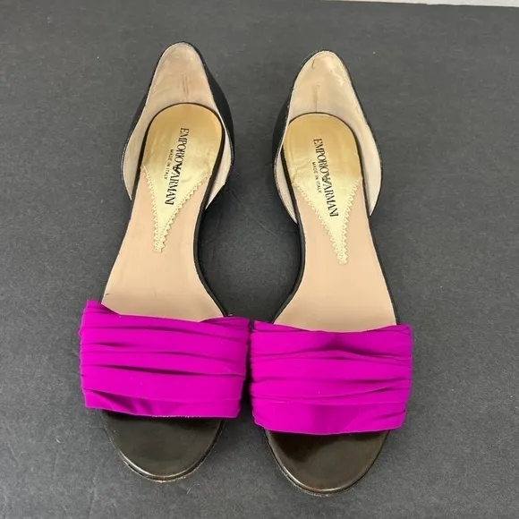 Emporio Armani Slip On Sandals Made in Italy
