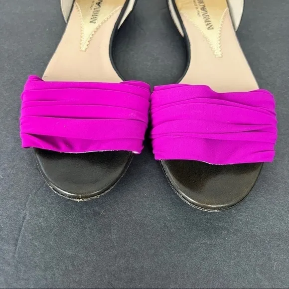 Emporio Armani Slip On Sandals Made in Italy