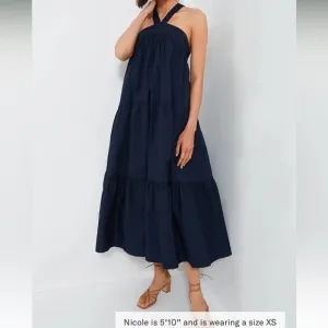 EN SAISONNavy Irene Maxi Dress