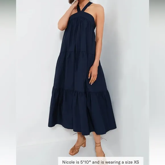 EN SAISONNavy Irene Maxi Dress
