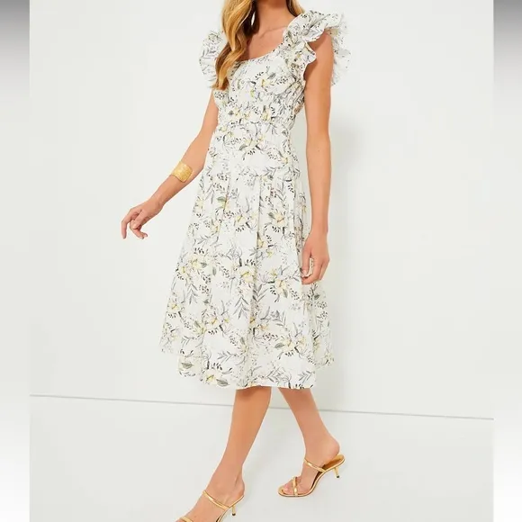 EN SAISONSage Multi Mindy Midi Dress