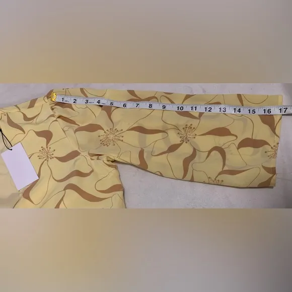 Equipment Femme Julianne 100% Silk Midi Dress Butter Yellow Brown Size small NWT