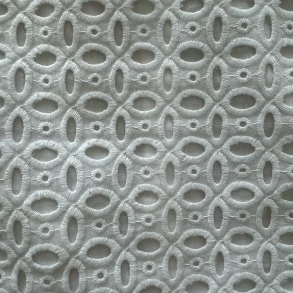 EUC J. Crew 4 White Eyelet Skirt Mini