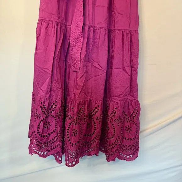 EUC Rails Gia Eyelet Midi Dress | Size XS | Purple Cotton