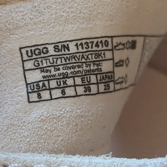 EUC UGG Ashton Strappy Sandal in Rosy Beige
