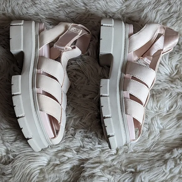 EUC UGG Ashton Strappy Sandal in Rosy Beige