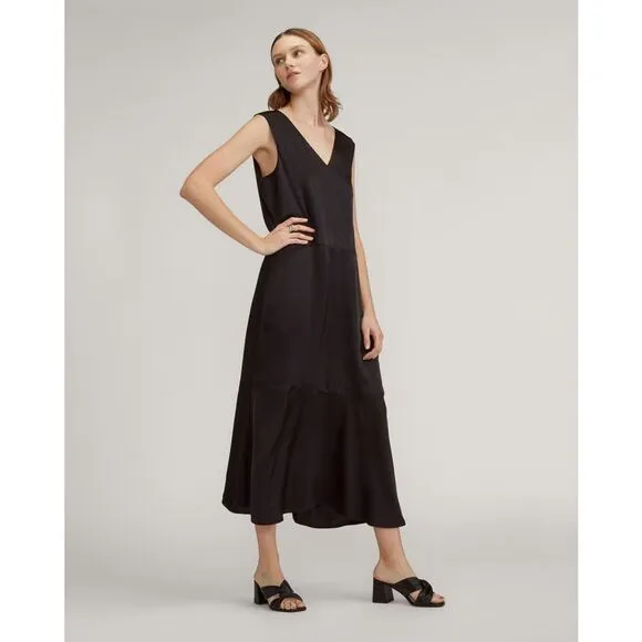 Everlane The Day Twist Heel Black Italian Leather Sandals Size 8 NEW