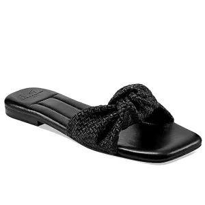 Excellent Used Pair of Marc Fisher LTD Marlon Genuine Leather Knot Sandals