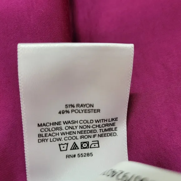 Express Satin Cowl Neck Midi Slip Dress Fuchsia Size Extra Large