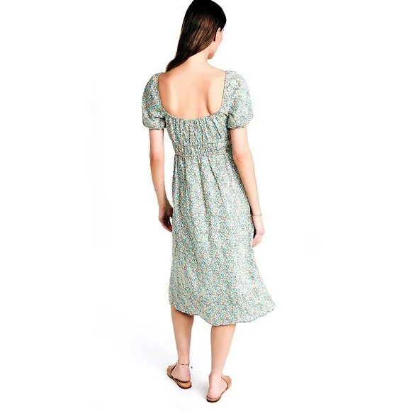 Faithfull the Brand Terina Midi Dress in Sabinosa Floral Print NWT XS