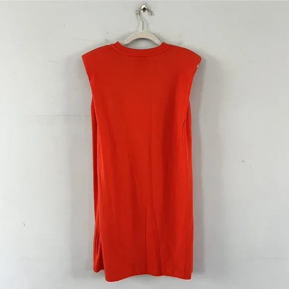 Farm Rio Brasil Red Organic Cotton Sleeveless Mini T-Shirt Dress