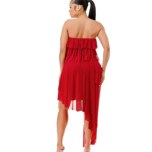 Fashion Forward Asymmetrical 2 pcs Skirt Set