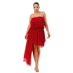 Fashion Forward Asymmetrical 2 pcs Skirt Set