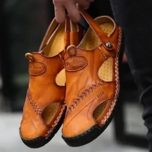 Fashion HSY Leather Sandals Mens Size 11.5