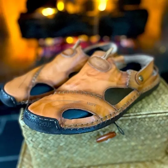 Fashion HSY Leather Sandals Mens Size 11.5