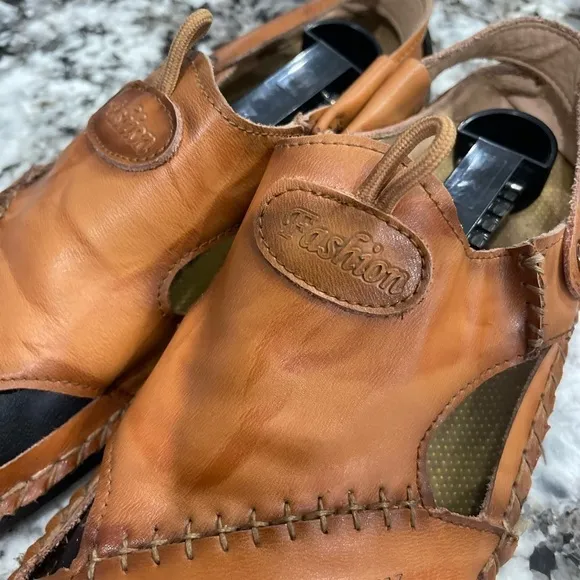 Fashion HSY Leather Sandals Mens Size 11.5