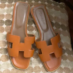 Fashion sandals size 40 brown