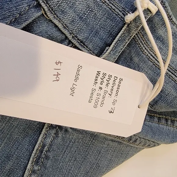Fidelity Denim Brando Utility Jeans In Siesta Size 26 NWT!
