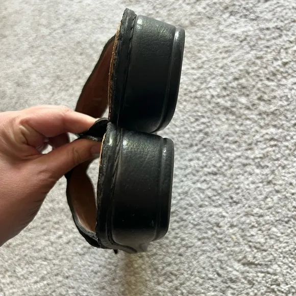 Finn Comfort Sandals Jamaika Size 41 D wide Sandals Croc Patent Leather Slides