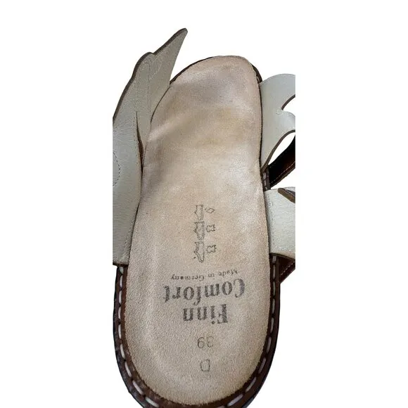 Finn Comfort Women's Gomera-S 82562 Leather Cognac German Sandals EU 39, Size 8