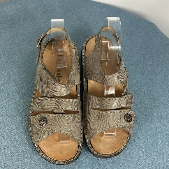 Finn Comfort Gomera Sandstorm Leather Sandals Size 7.5