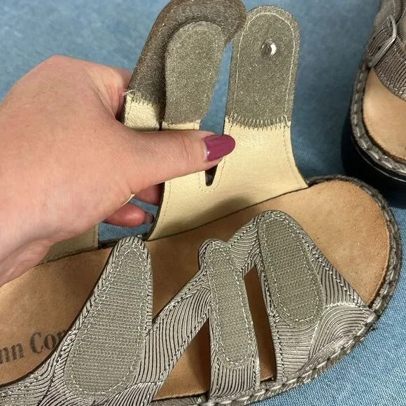 Finn Comfort Gomera Sandstorm Leather Sandals Size 7.5