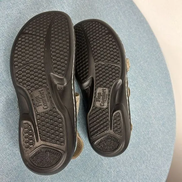 Finn Comfort Gomera Sandstorm Leather Sandals Size 7.5