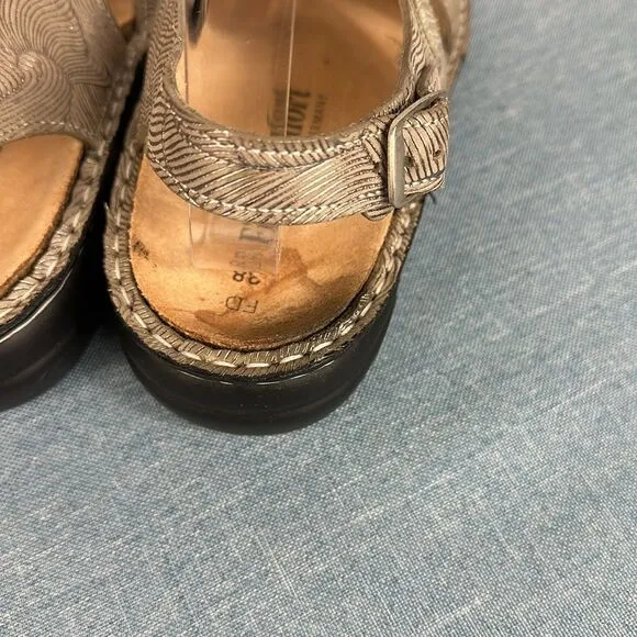 Finn Comfort Gomera Sandstorm Leather Sandals Size 7.5