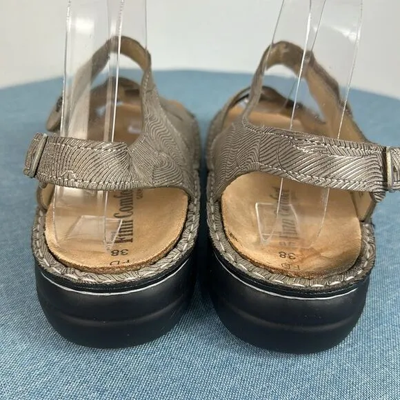 Finn Comfort Gomera Sandstorm Leather Sandals Size 7.5
