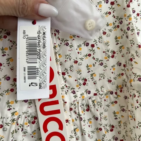 Fiorucci Floral Print Women's Stappy Sundress Size 42IT/6 US NWT