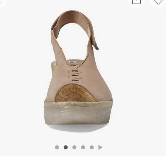 Fly London Women's Tan Wedge Sandals