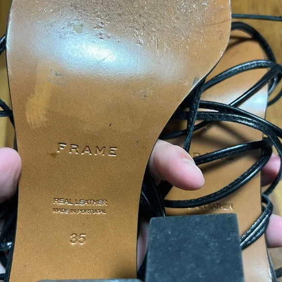 Frame Le Doheny Leather Sandal Size 35