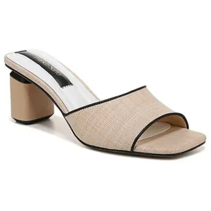 Franco Sarto Lindley Sandals Slides Beige NEW 8.5 US