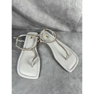 FRANCO SARTO Nolita Embellished Ankle Strap Sandal SIZE 6 M