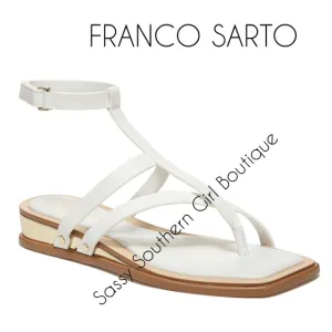 ⭐🆕Franco Sarto white sandals