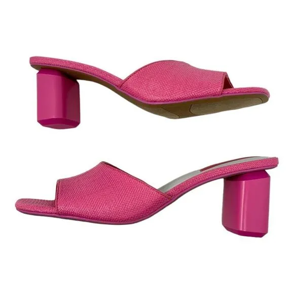 Franco Sarto Linley Slide Sandals Pink Size 8.5 NWT $110 MSRP