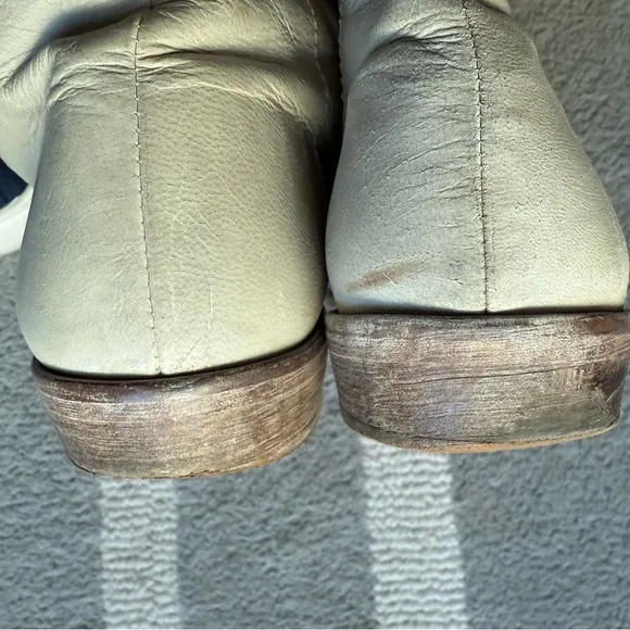 Free People All Leather Mont Blank Asymmetrical Sandals