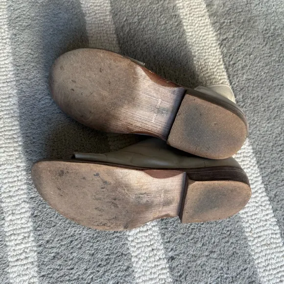 Free People All Leather Mont Blank Asymmetrical Sandals