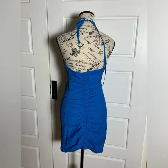 Free People Blue “Bali Babe” Mini Dress Size M