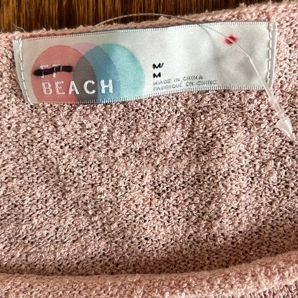 Free People FP Beach Cabo Sweater Skirt Set in Pink NWOT