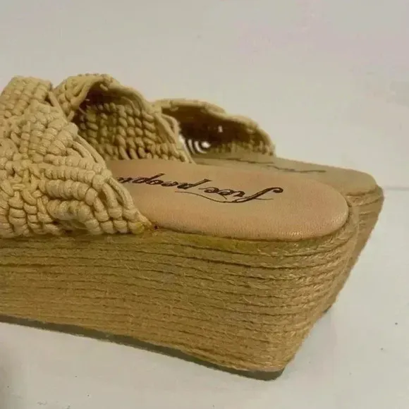 Free People Highline Platform Wedge Heel Sandals - EU 40