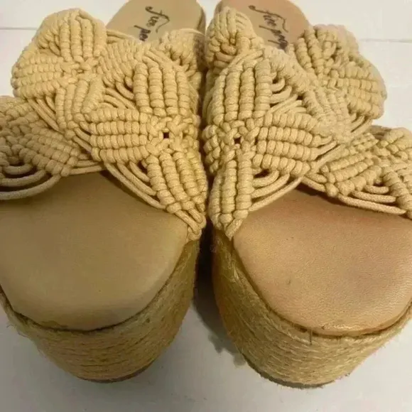 Free People Highline Platform Wedge Heel Sandals - EU 40