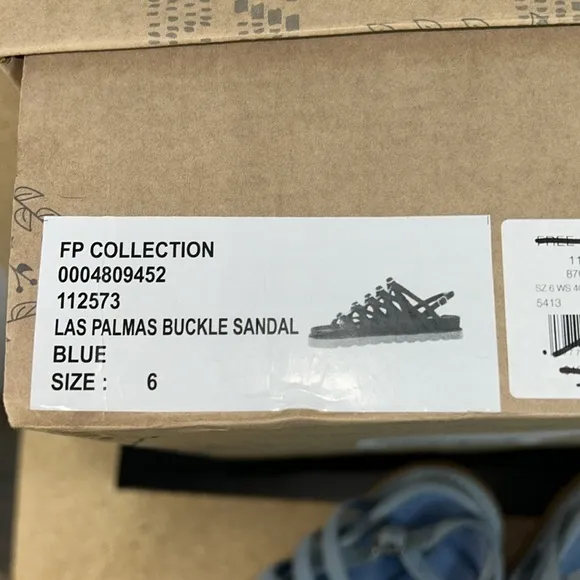 Free People Las Palmas Buckle Sandals (S1a)