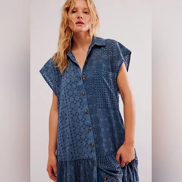 Free People Marianne Eyelet Maxi Dress