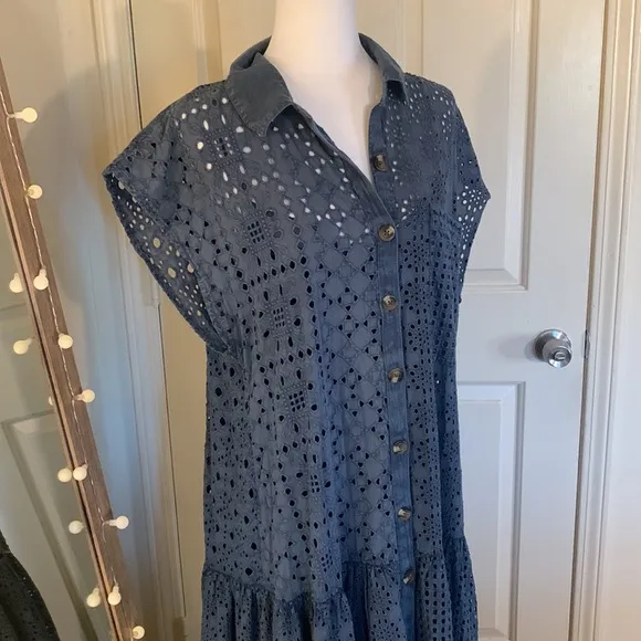 Free People Marianne Eyelet Maxi Dress