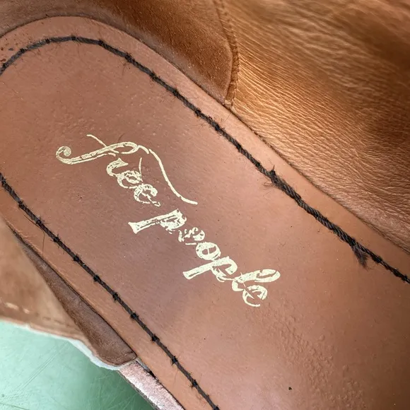 Free People Mont Blanc Sandals Women’s Size EU 37 US 6.5 Leather slip On GUC
