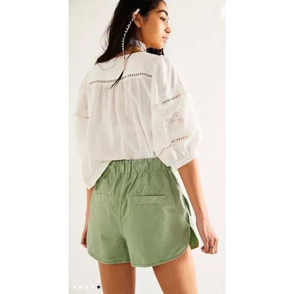 Free people | Pleated Shorty Pull On Shorts | M | 3”